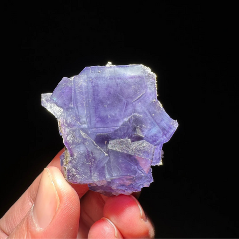 Purple Fluorite Crystal-ToShay.org