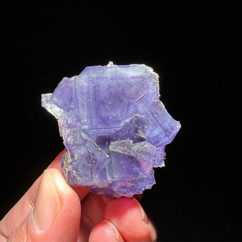Purple Fluorite Crystal-ToShay.org
