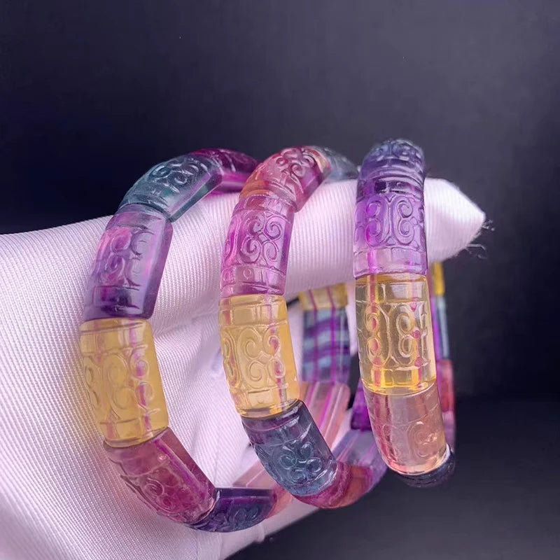 Purple Fluorite Bracelet-ToShay.org