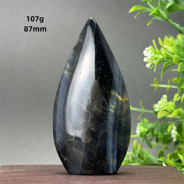 Blue Tiger Eye Stone Torch-ToShay.org