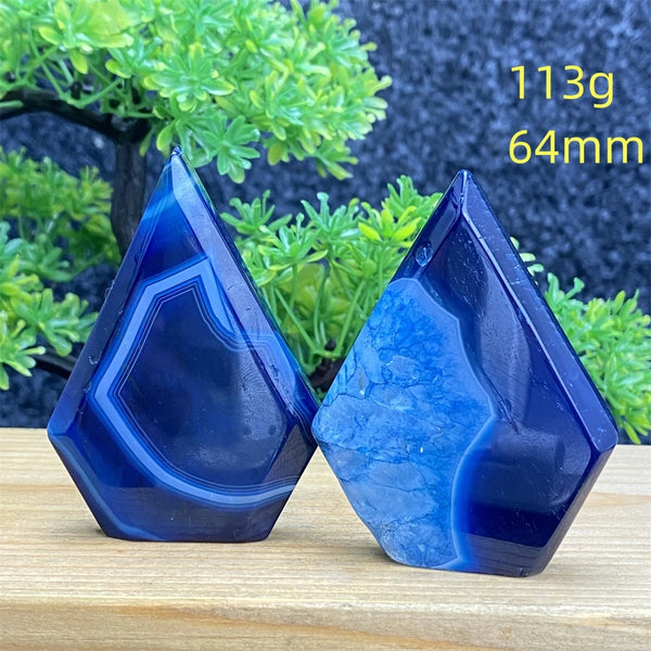 Blue Agate Torch-ToShay.org