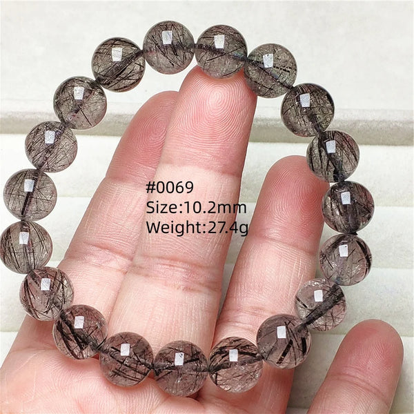 Black Rutilated Quartz Bracelet-ToShay.org