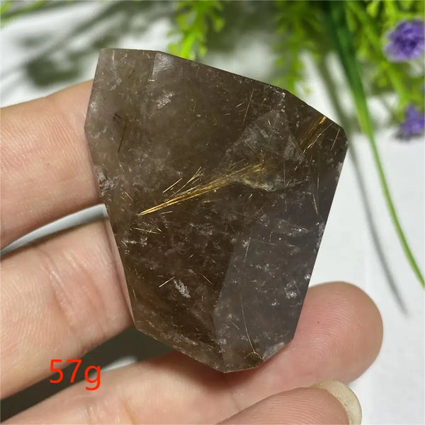 Gold Rutilated Hair Crystal-ToShay.org