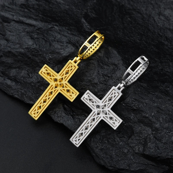 Gold Diamond Cross Pendants-ToShay.org