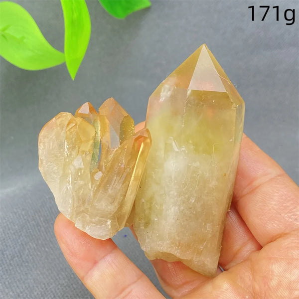 Yellow Black Smoky Quartz-ToShay.org