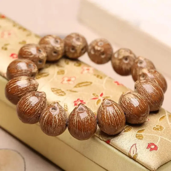 Wood Bodhi Seed Bracelet-ToShay.org