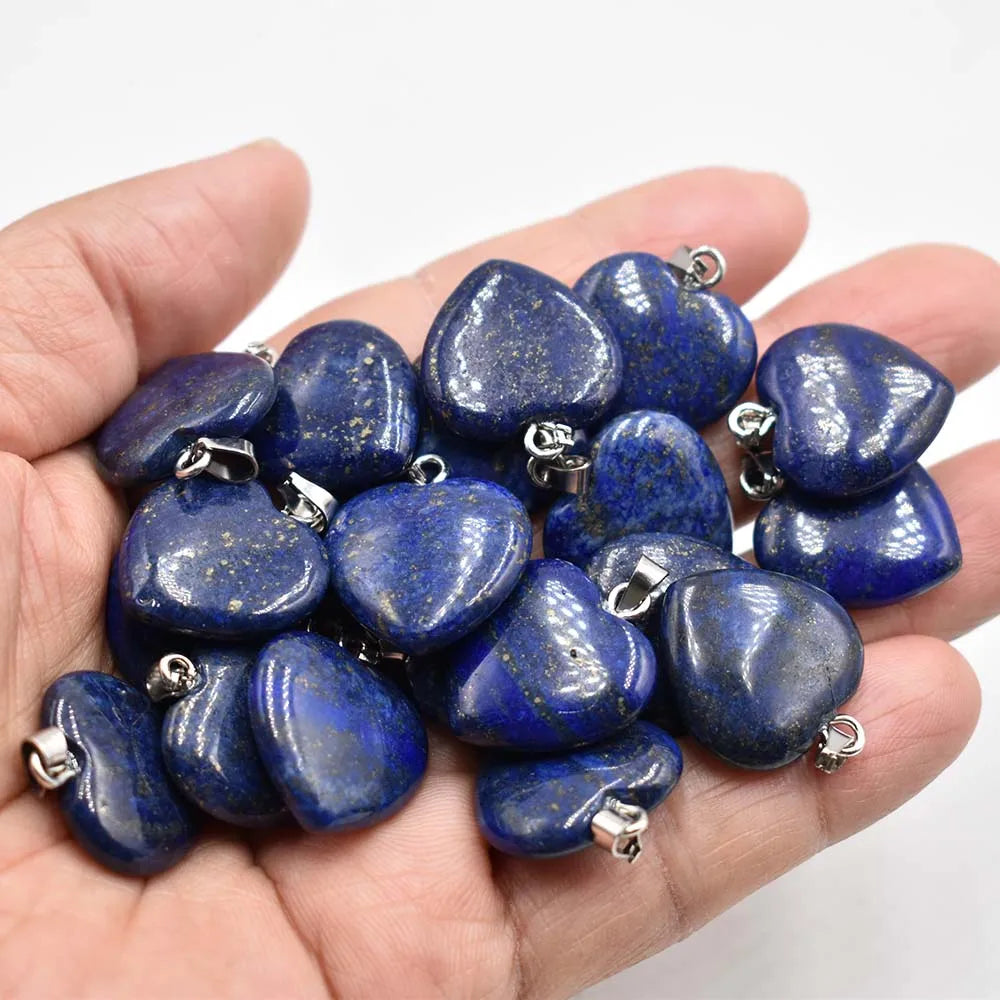 Blue Lapis Lazuli Hearts-ToShay.org
