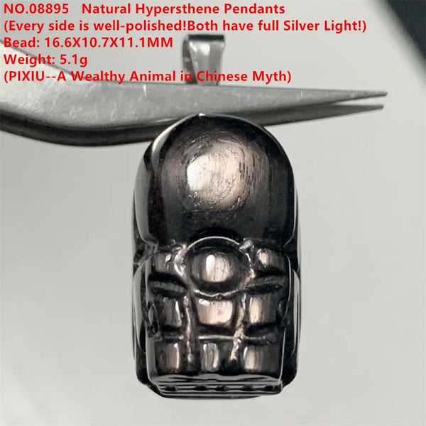 Black Hypersthene Pendant-ToShay.org