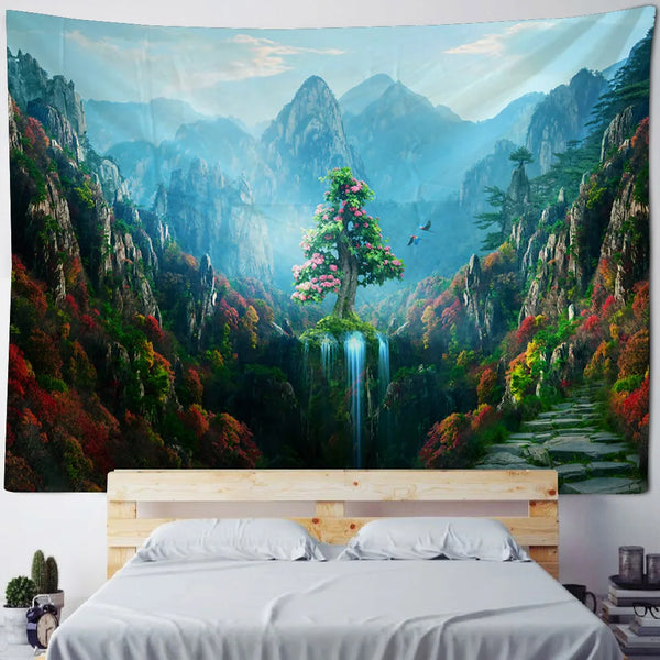 Forest Landscape Art Tapestry-ToShay.org