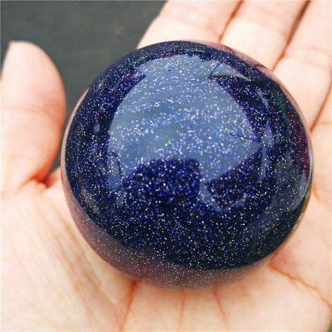 Blue Goldstone Ball-ToShay.org