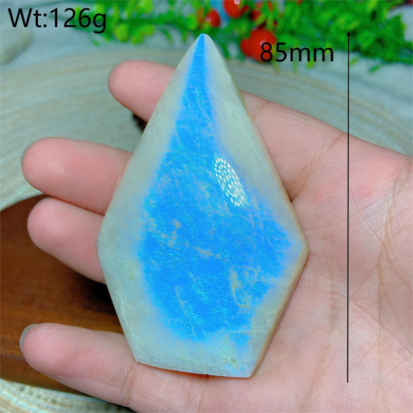 Blue Flash Moonstone Diamond-ToShay.org