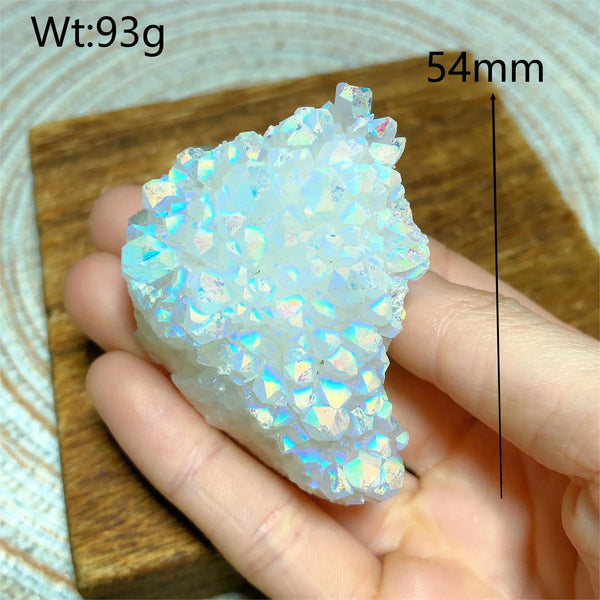 Rainbow Aura Quartz Cluster-ToShay.org