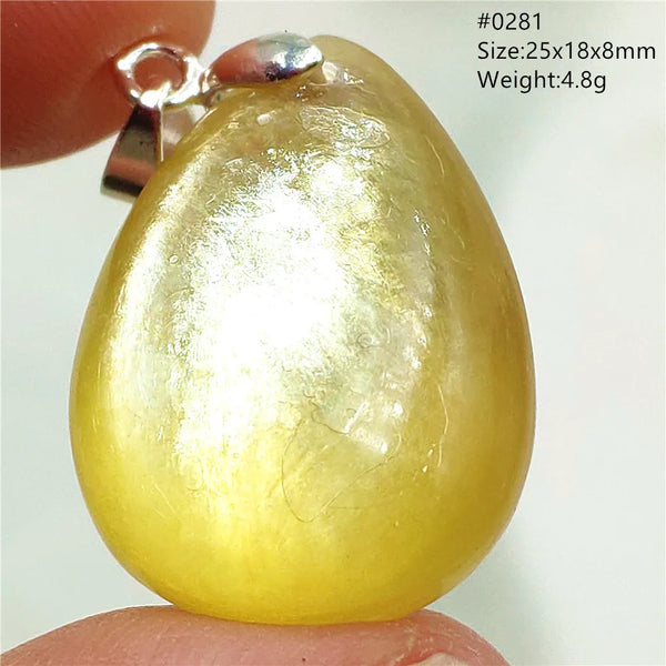 Gold Lepidolite Pendant-ToShay.org
