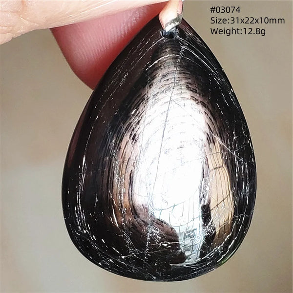 Black Hypersthene Pendant-ToShay.org