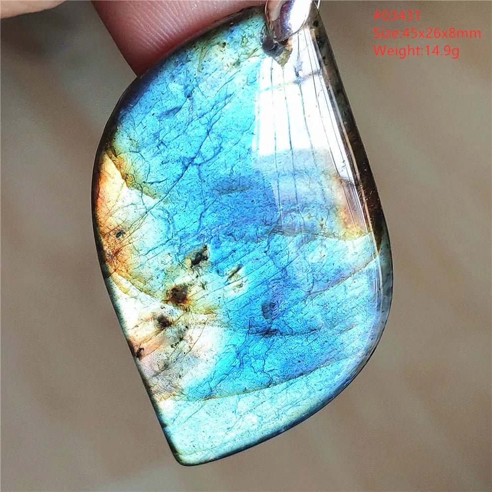 Rainbow Labradorite Pendant-ToShay.org