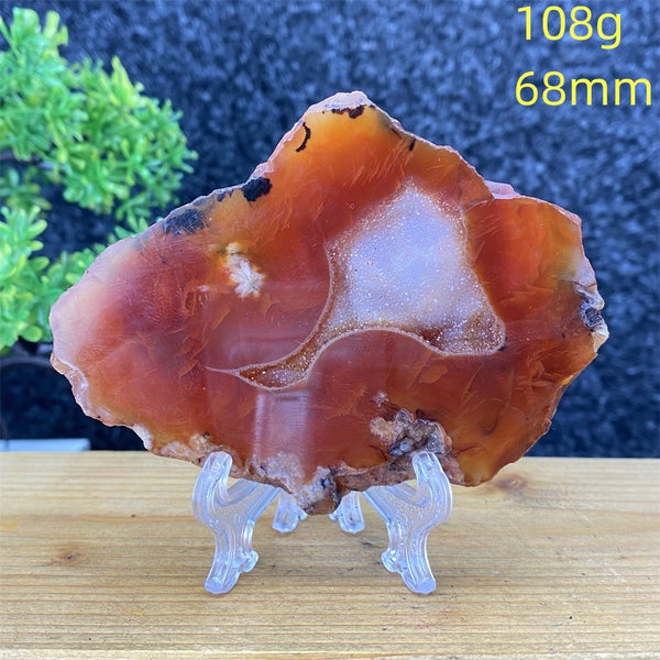 White Agate Geode Slices-ToShay.org