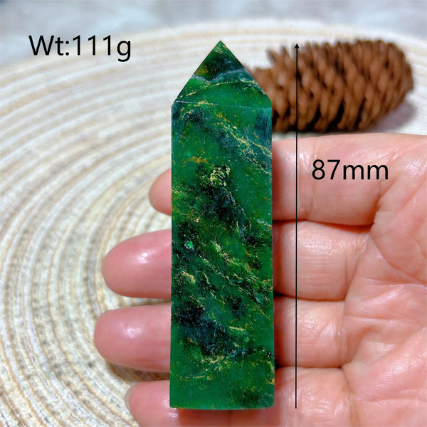 Green Emerald Quartz Point-ToShay.org