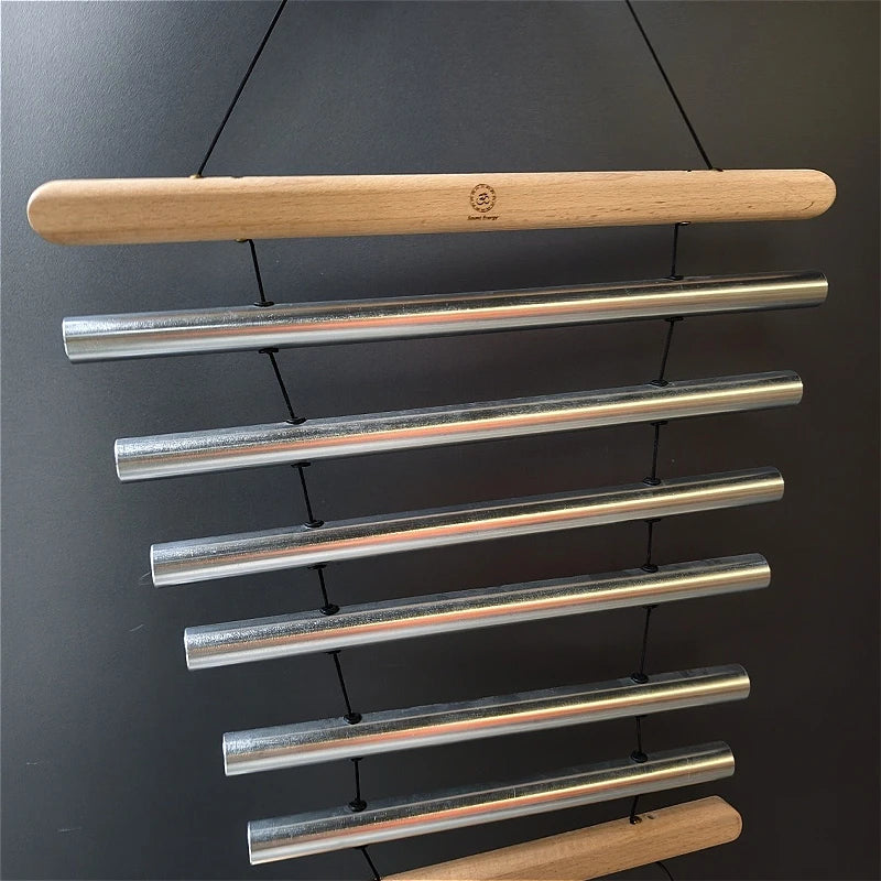Handheld Sound Beam Chime Aluminium Portable Wind Chime Hanging Yoga Meditation Relaxation Sound Healing Percussion Chimes-ToShay.org