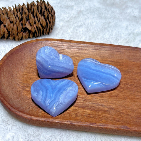 Blue Lace Agate Heart-ToShay.org