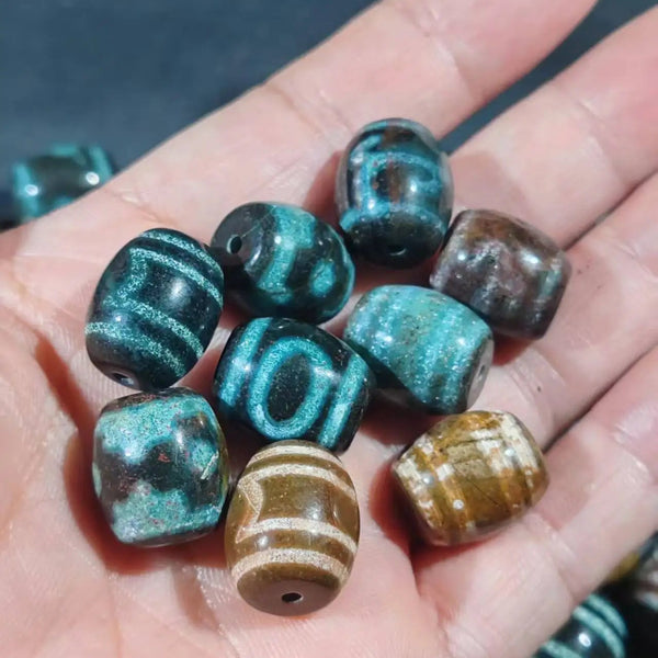 Tibetan Agate Dzi Beads-ToShay.org