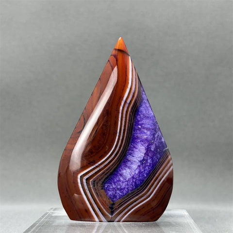 Purple Agate Torch-ToShay.org