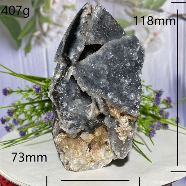 Grey Sphalerite Crystal Cluster-ToShay.org