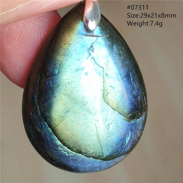 Blue Light Labradorite Pendant-ToShay.org