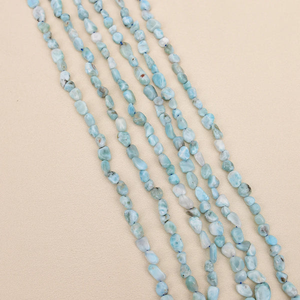 Blue Larimar Nugget Beads-ToShay.org