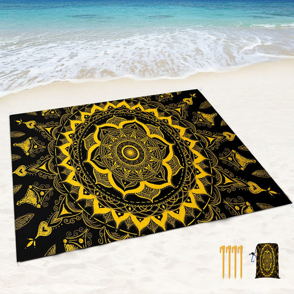 Mandala Beach Blanket-ToShay.org