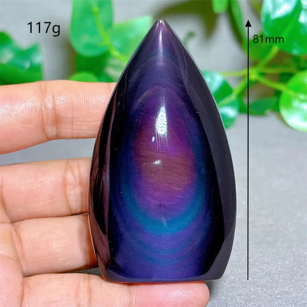 Rainbow Obsidian Torch-ToShay.org