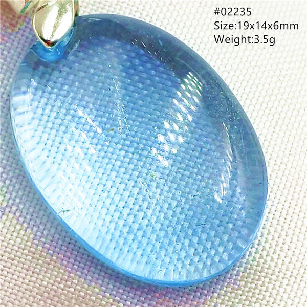 Blue Topaz Crystal Pendant-ToShay.org