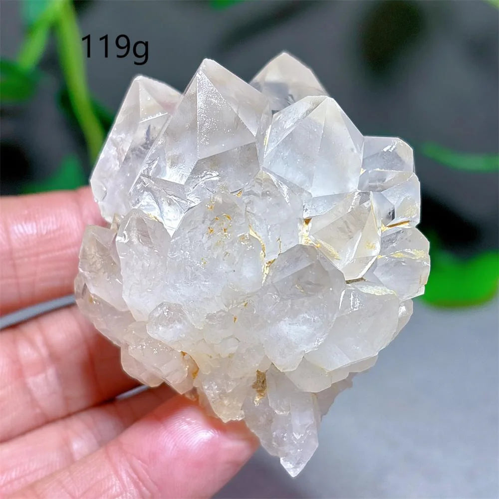 Clear Lotus Backbone Quartz Cluster-ToShay.org