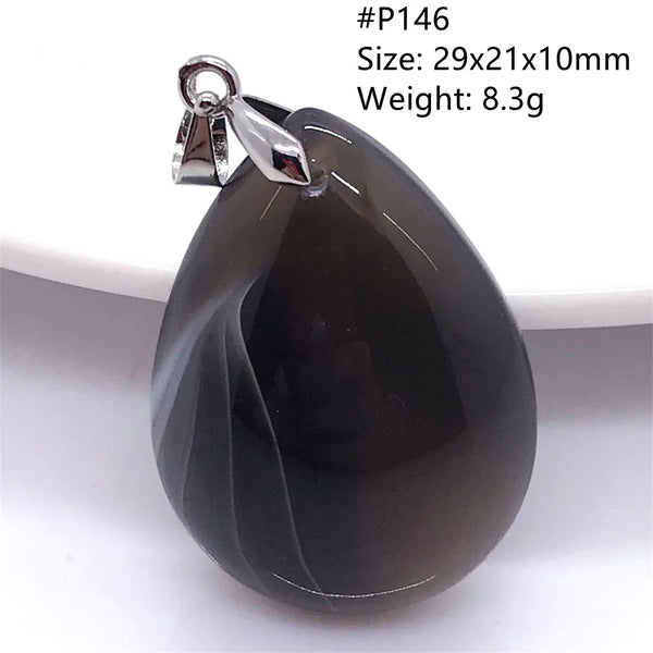 Black Lace Agate Pendant-ToShay.org