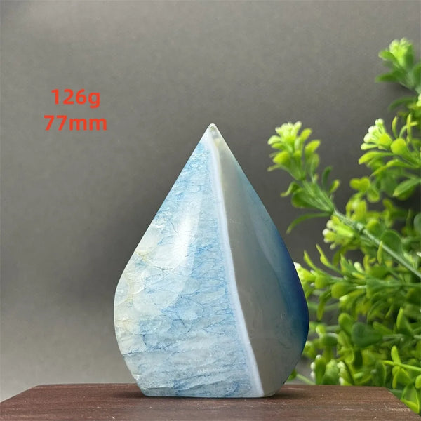 Blue Agate Torch-ToShay.org