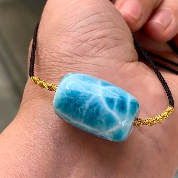Blue Larimar Pendant-ToShay.org