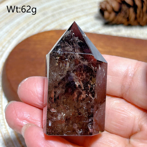 Smokey Rainbow Quartz Point-ToShay.org