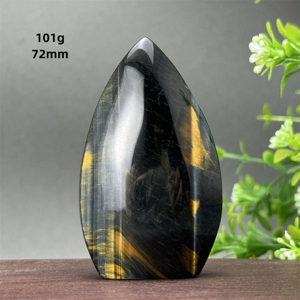 Blue Tiger Eye Stone Torch-ToShay.org