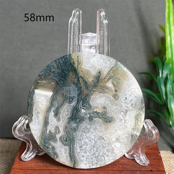 Green Moss Agate Plate-ToShay.org