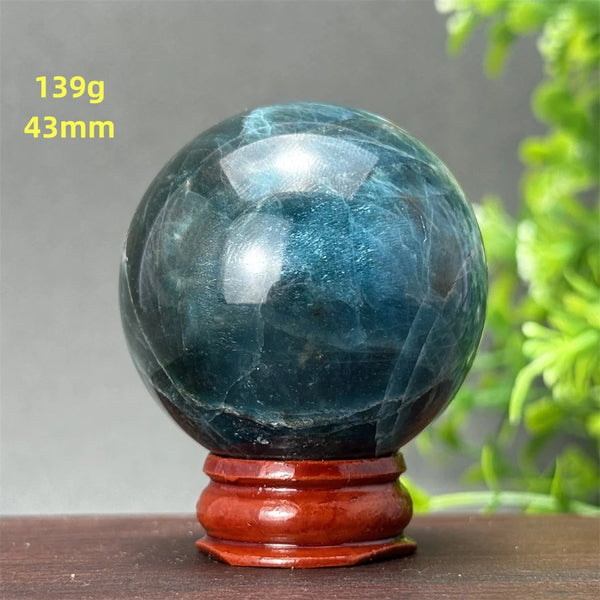 Blue Apatite Quartz Ball-ToShay.org