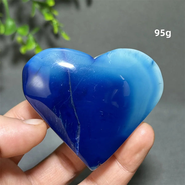 Blue Agate Heart-ToShay.org