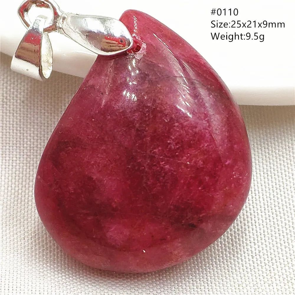 Red Rhodonite Pendant-ToShay.org