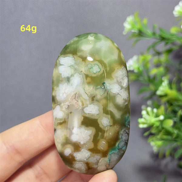 Green Cherry Blossom Agate-ToShay.org