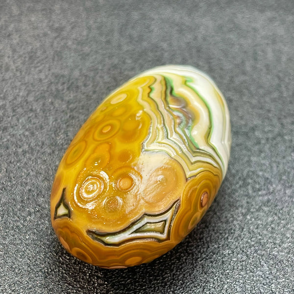 Yellow Flower Wishing Agate-ToShay.org