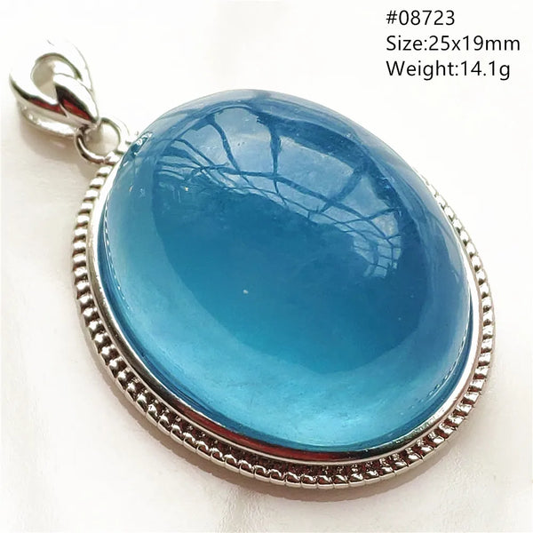 Blue Aquamarine Pendant-ToShay.org