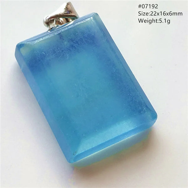 Blue Aquamarine Pendant-ToShay.org
