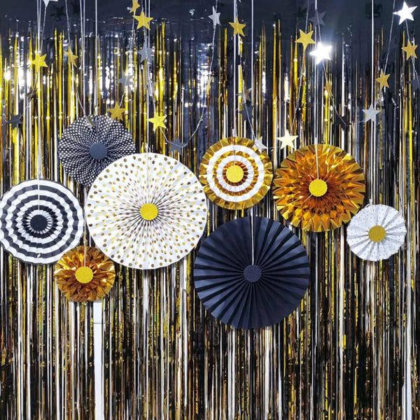 Gold Paper Fans-ToShay.org