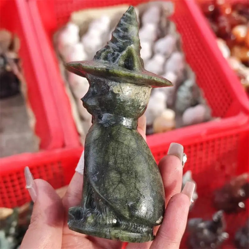 Green Jade Wizard Cat-ToShay.org