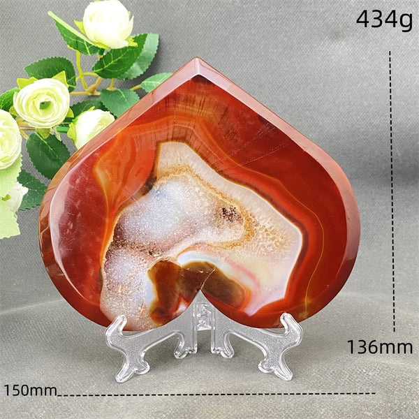 Red Agate Heart-ToShay.org