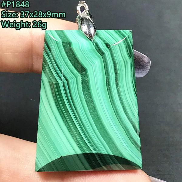 Green Malachite Pendant-ToShay.org