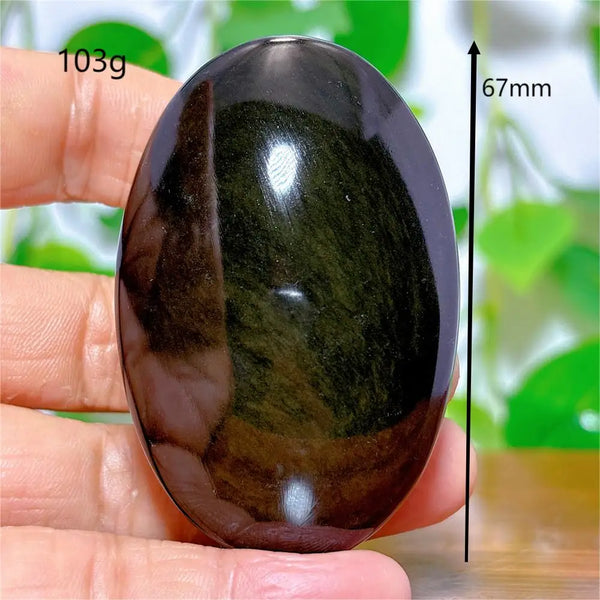 Rainbow Obsidian Palm Stones-ToShay.org